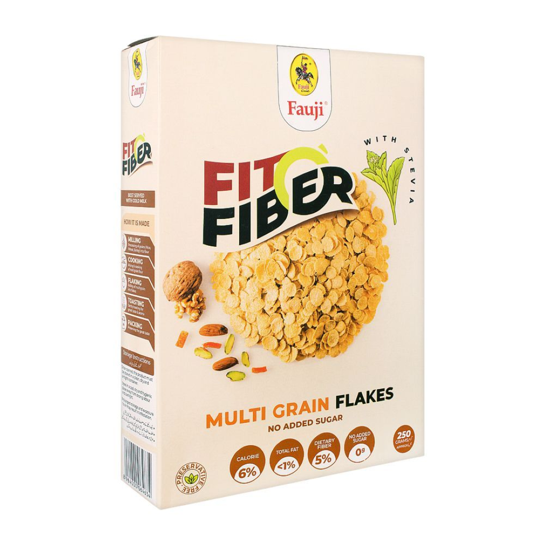 FAUJI FIT-O FIBER MULTIGRAIN+STEVIA 250G